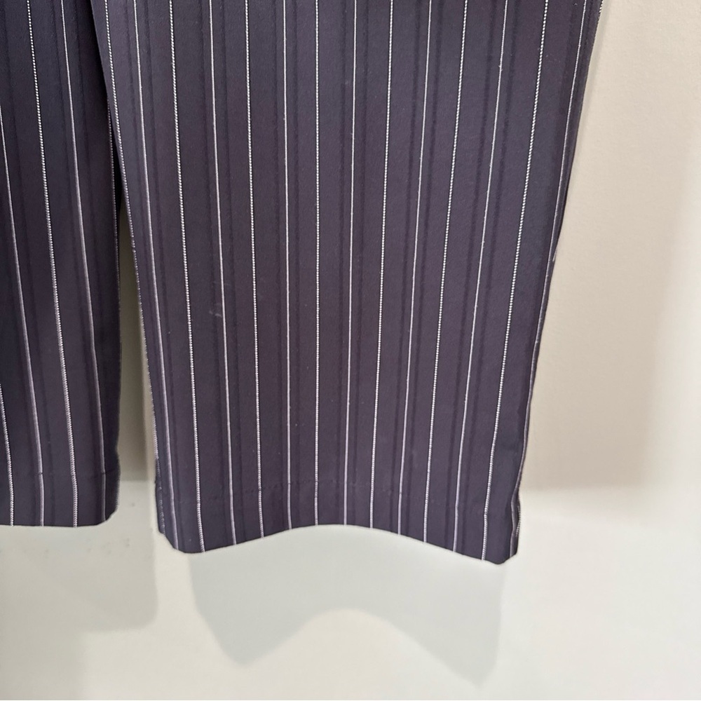 Tail Womens Black Pinstripe Cropped Pant Capri Size 10 Golf Outdoor Performance - Picture 4 of 13